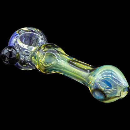 The "Painted Warrior Spoon" Glass Pipe