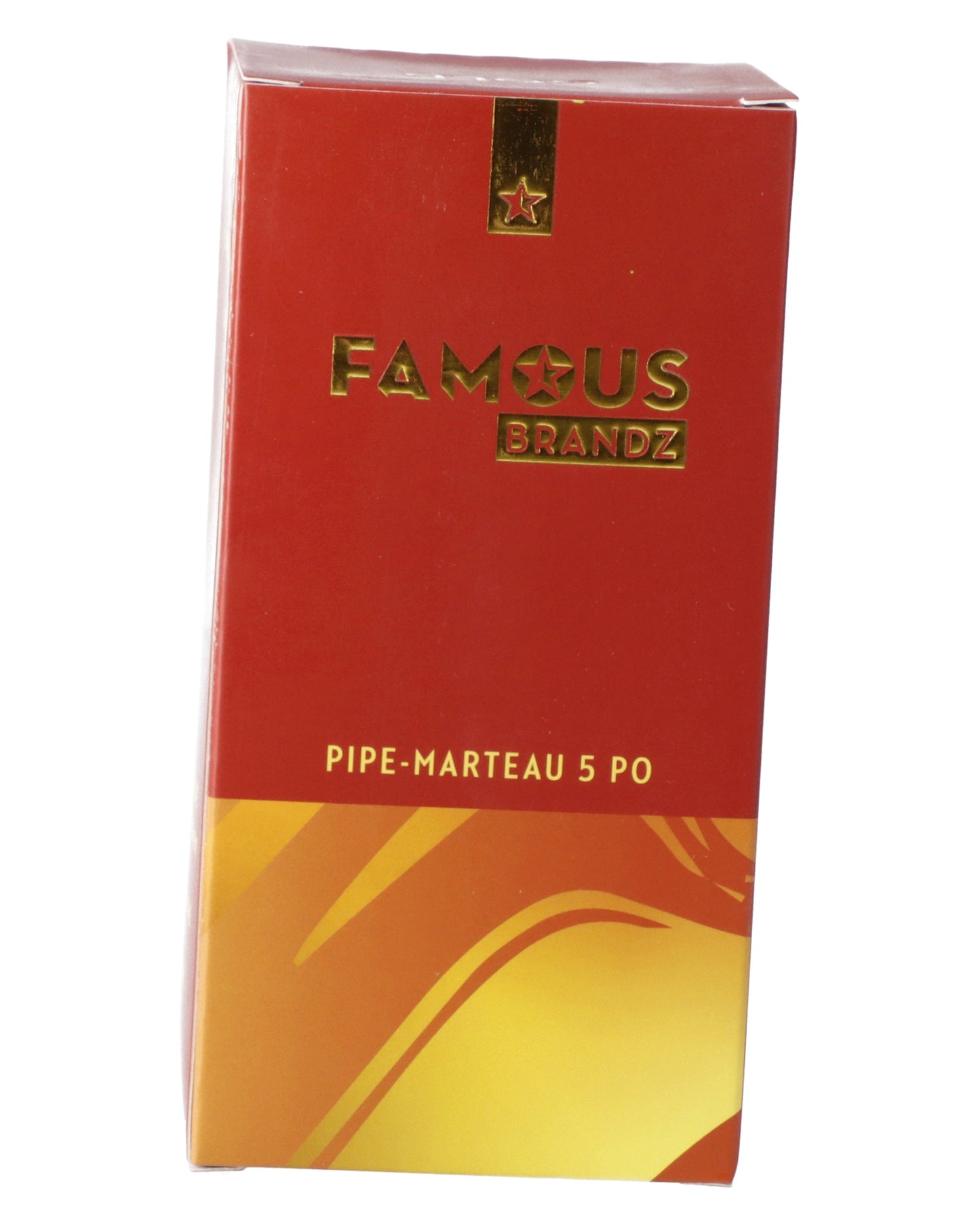 Gold Fumed Hammer Pipe-Gold-4in.