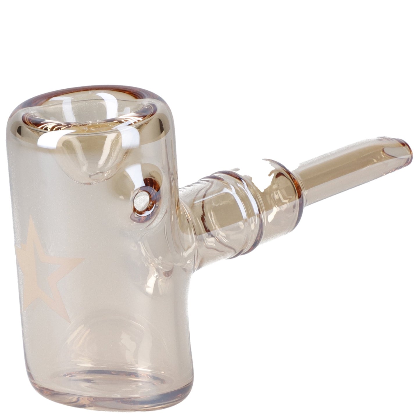X-Gold Fumed Large Sherlock Pipe-Gold-5in.