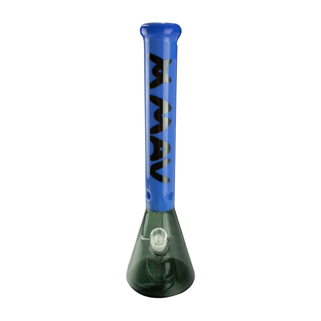 18" Color Float sleeve Beaker Bong