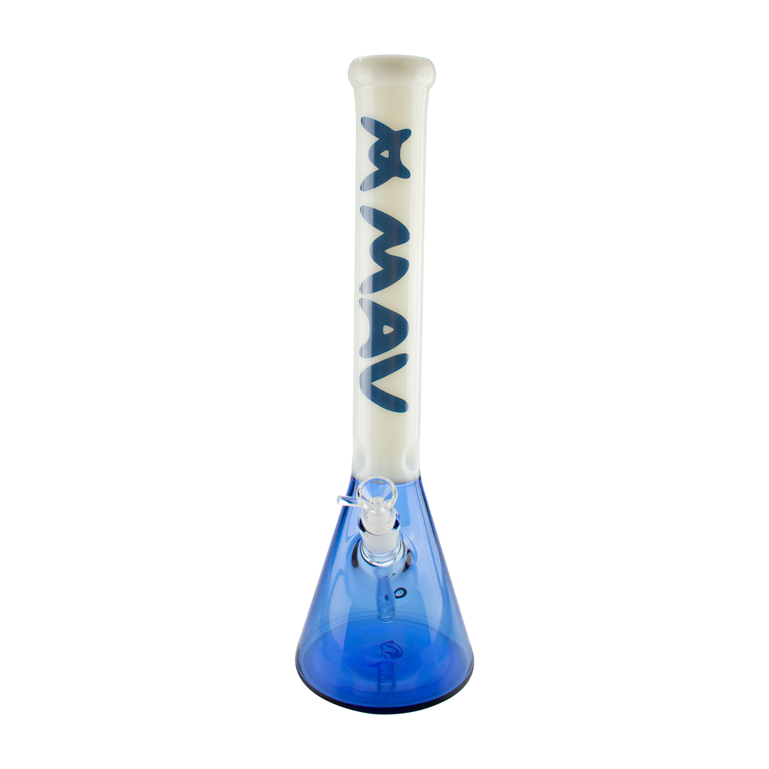 18" Color Float sleeve Beaker Bong