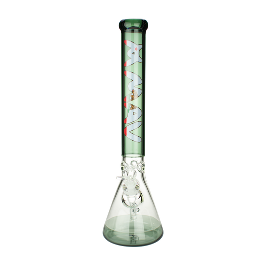 18" California Flag Special Edition Black 2 Tone Beaker Bong