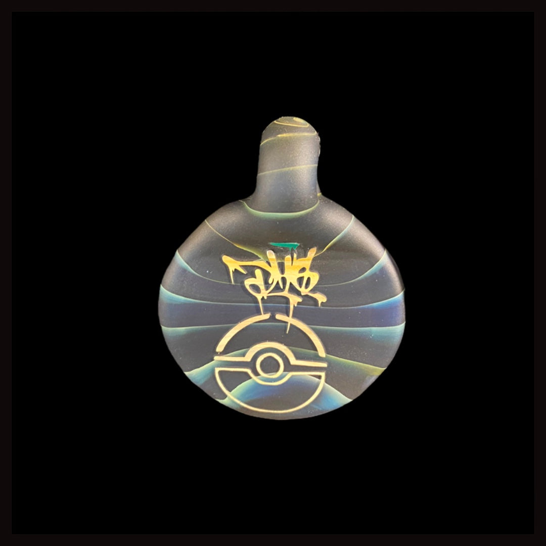 Dawg House Glass Sandblasted Pendant
