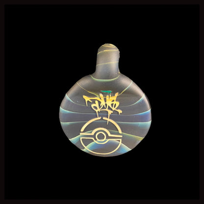 Dawg House Glass Sandblasted Pendant