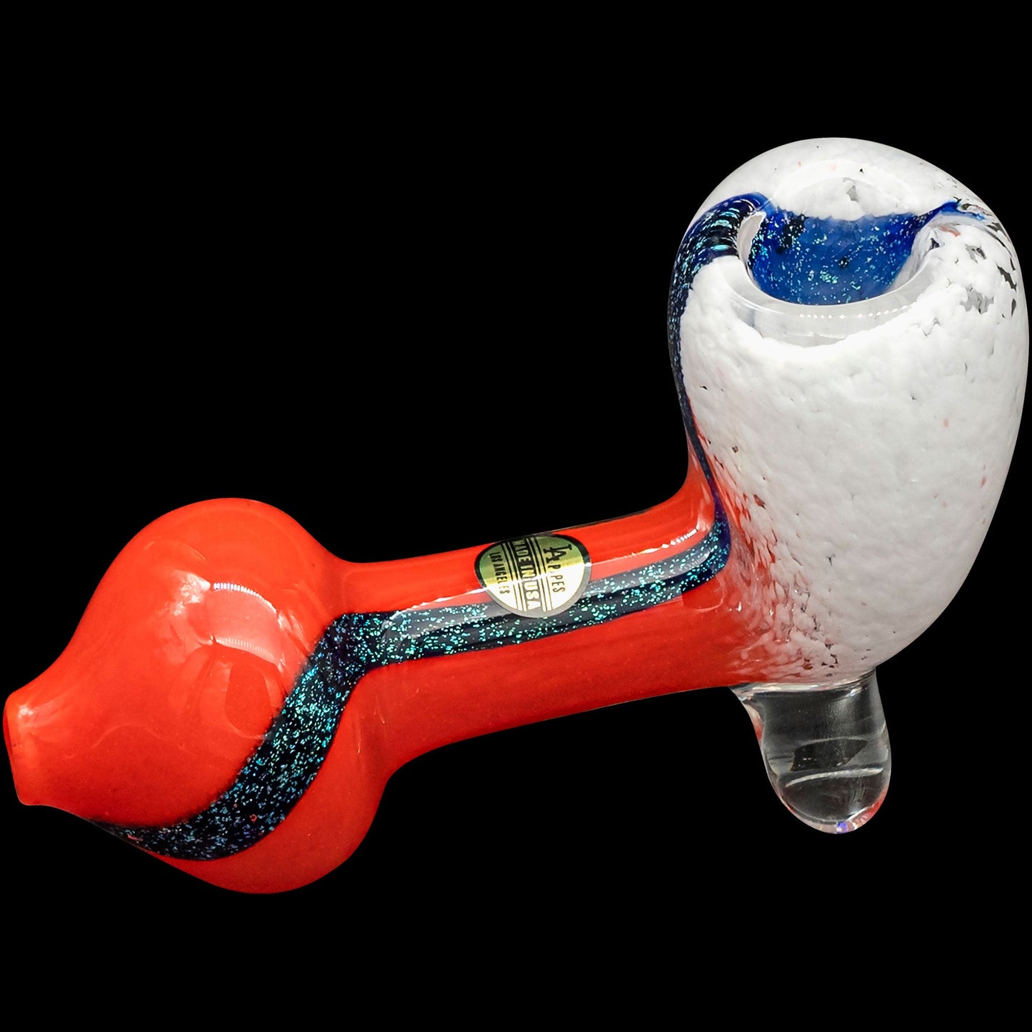 LA Pipes "Star Walker" Sitting Dichro Sherlock Pipe