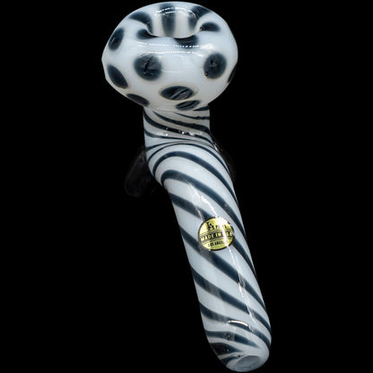 Bone White Sitting Sherlock Glass Pipe