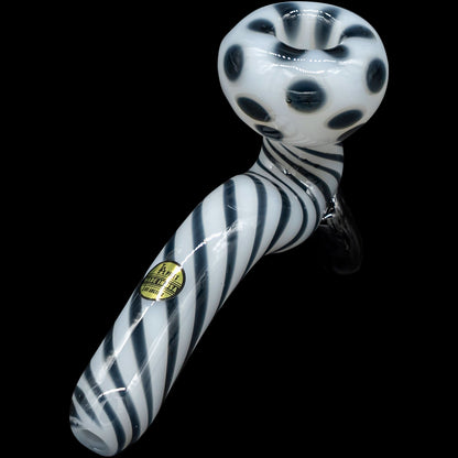 Bone White Sitting Sherlock Glass Pipe