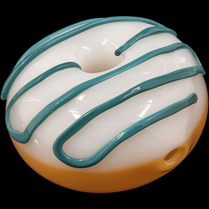 "Frosted Donut" Glass Pipe