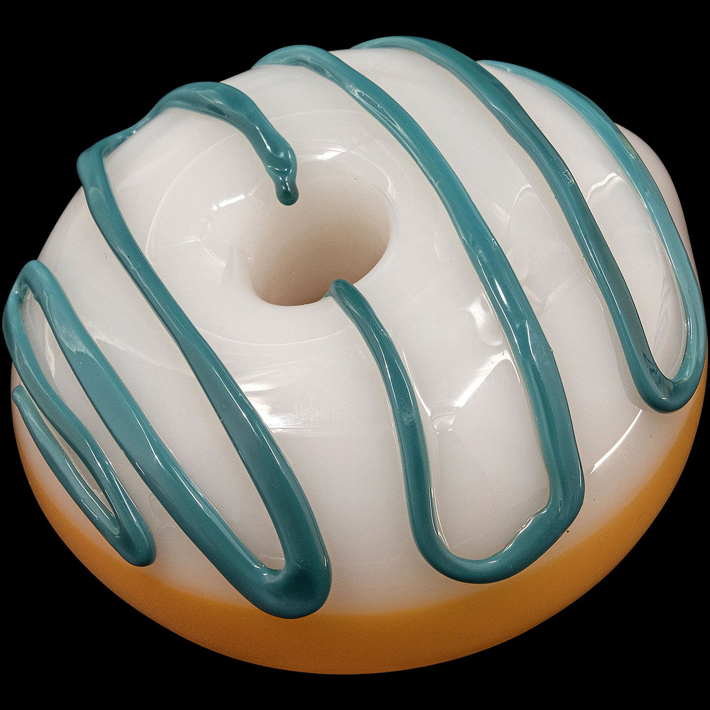 "Frosted Donut" Glass Pipe