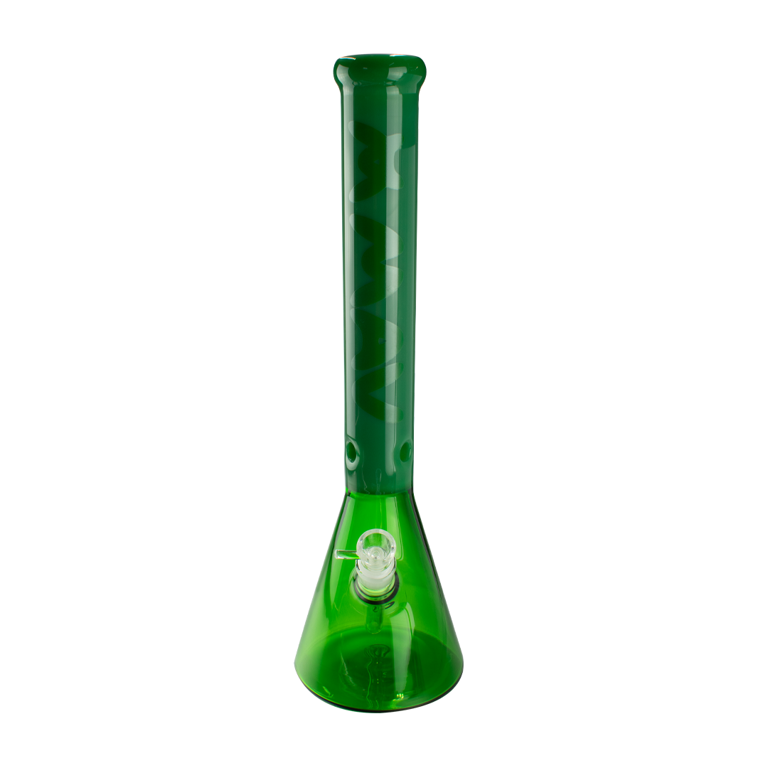 18" Color Float sleeve Beaker Bong