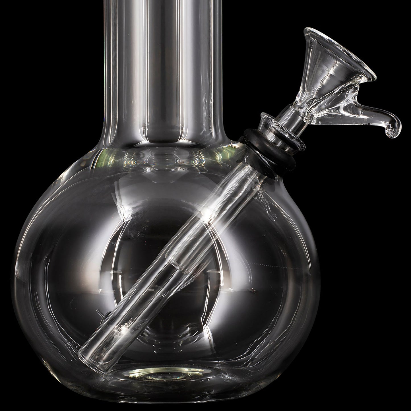 "Bubble Boy" 8 Inch Clear Glass Basic Water Pipe