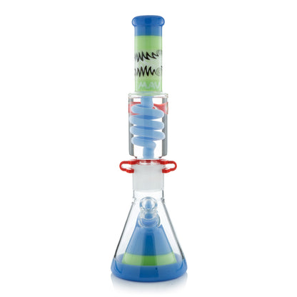 Reversal Wig Wag Slime and Lavender Slitted Pyramid Beaker Freezable Coil System