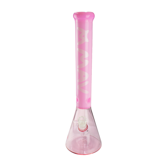 18" Color Float sleeve Beaker Bong