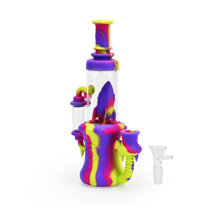 8.5'' Silicone Rocket Recycler - Miami Sunset