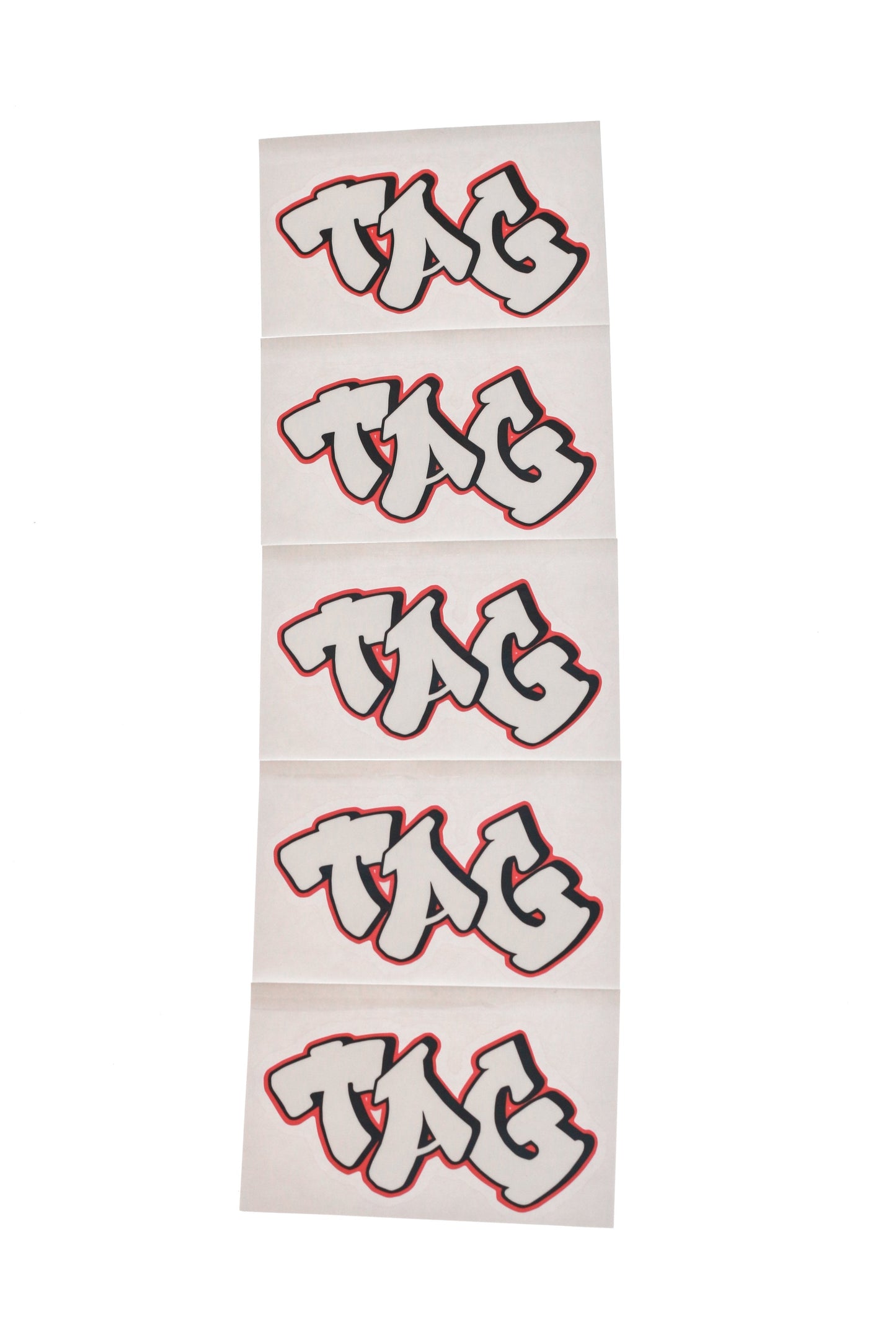 TAG - 2.00" x 3.00" Graffiti Label Sticker (5 Pack)