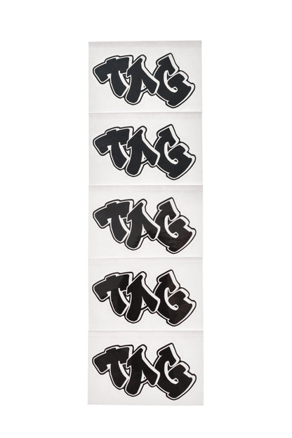 TAG - 2.00" x 3.00" Graffiti Label Sticker (5 Pack)