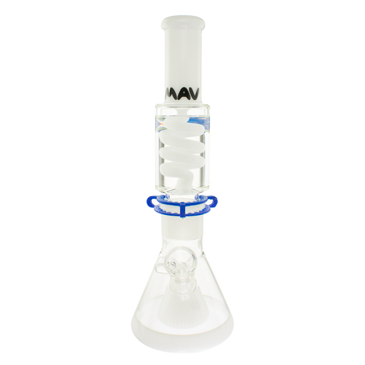 White Slitted Pyramid Beaker Freezable Coil System