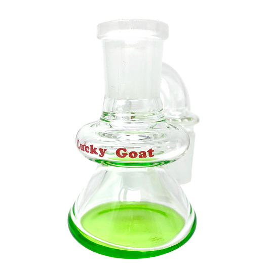 3" Lucky Goat Color Glass Dry Ash-Catcher