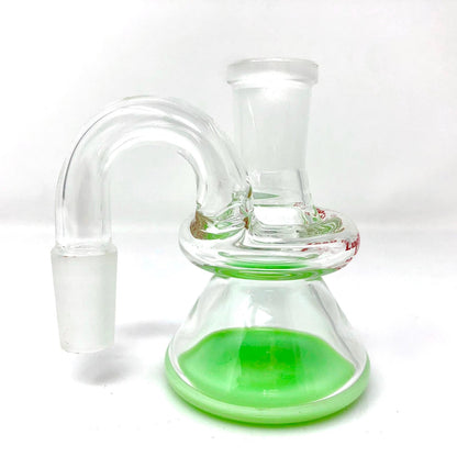 3" Lucky Goat Color Glass Dry Ash-Catcher