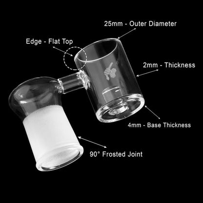 CORE REACTOR SIDECAR QUARTZ BANGER - 90° DEGREE | YL