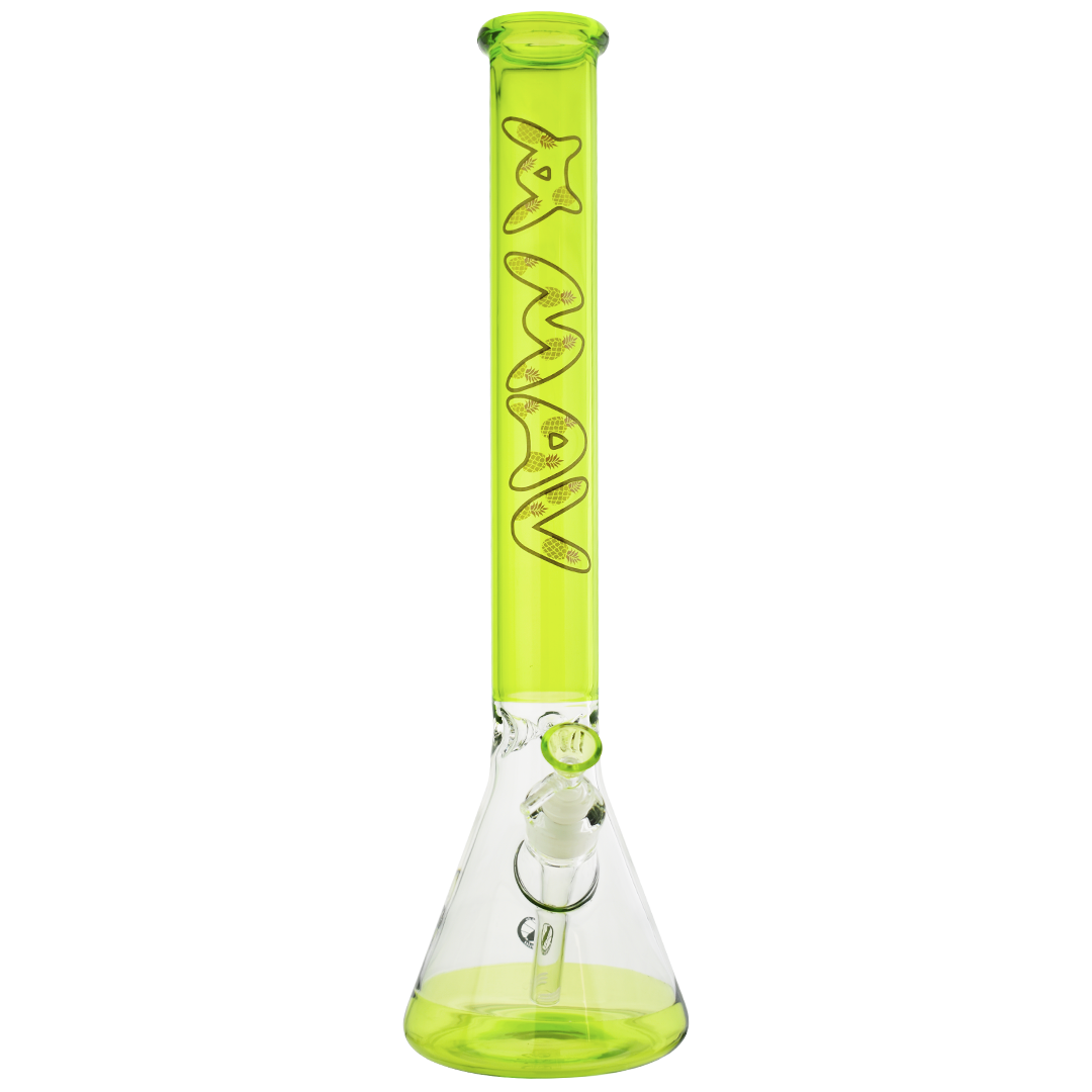 Ooze Pineapple 18" Full Color Beaker Bong
