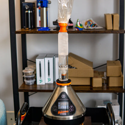 The Glacier Tube - Freeze Coil and Water Bubbler Attachment for the Volcano Hybrid