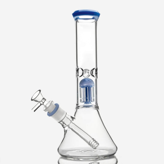 11-inch Glass Beaker Bong with Tree Perc